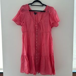 JCrew Pink Cotton Dress